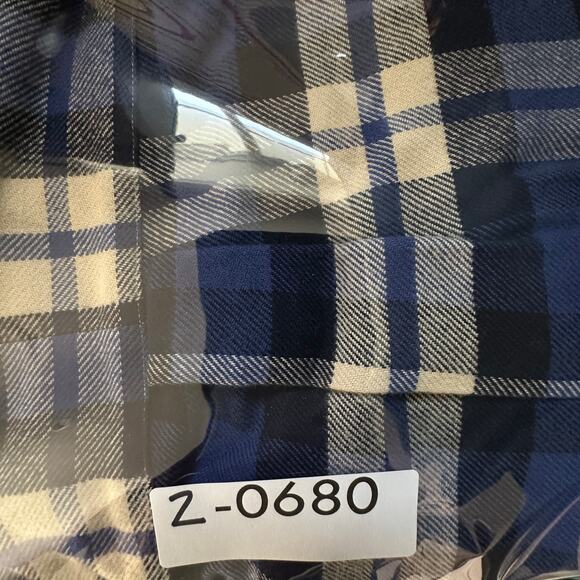 Ralph Lauren Custom Fit Performance Flannel Shirt Large Blue Tartan Plaid Preppy - Picture 8 of 8